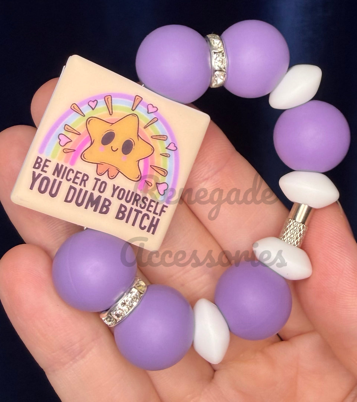 Silicone Charm - Be Nicer