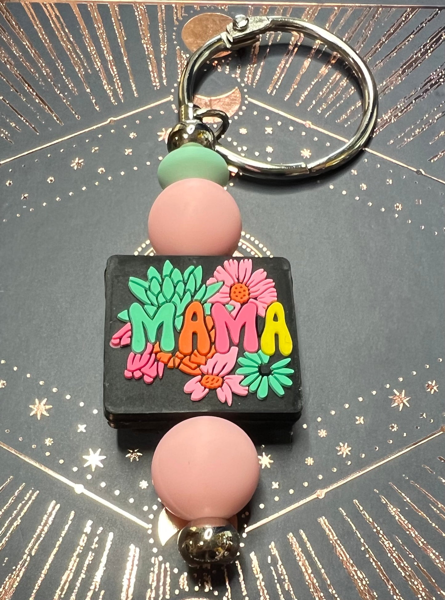 Silicone Charm / Keychain - Mama