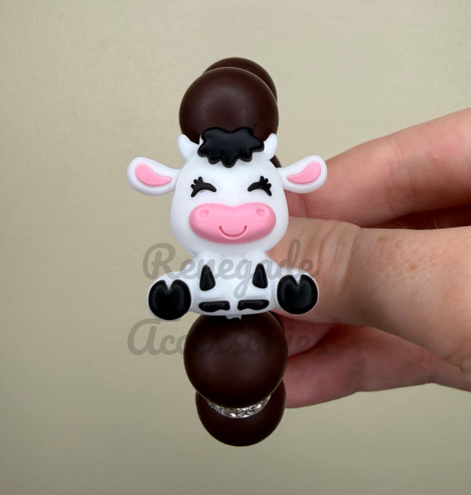 Silicone Charm - Cow