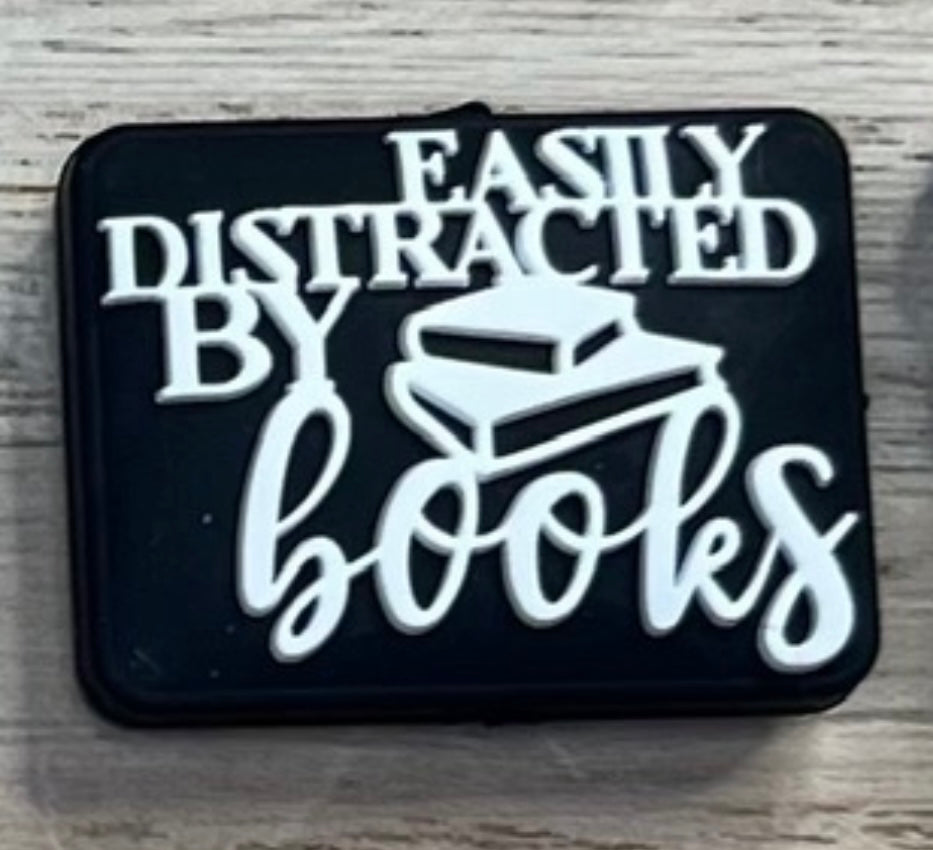 Focal Bead - Easily Distracted By Books