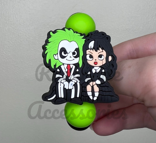 Silicone Charm - Beetle Guy & Lydia