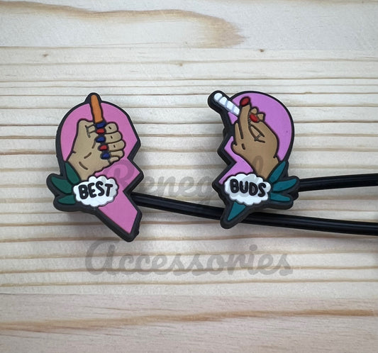 Straw Topper - Best Buds (2 Topper Set) 420