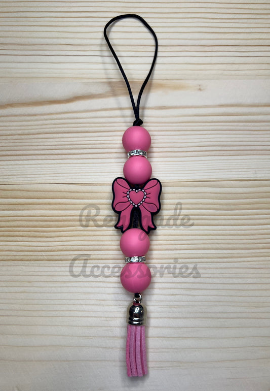 Silicone Charm - Enchanted Charms - Pink Bow