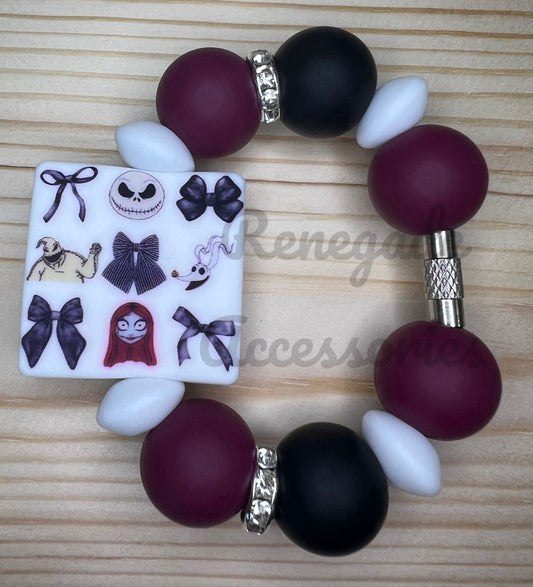 Silicone Charm - Nightmare Characters - Bows