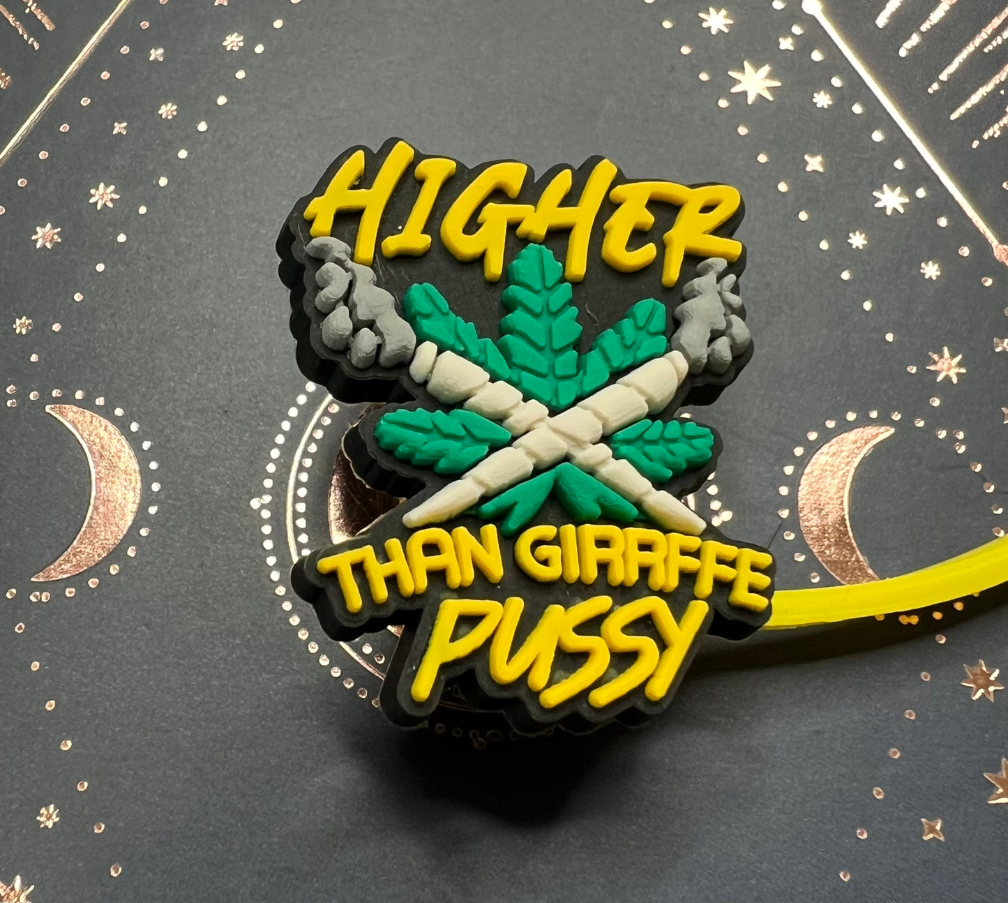 Straw Topper - Higher Than - 4/20