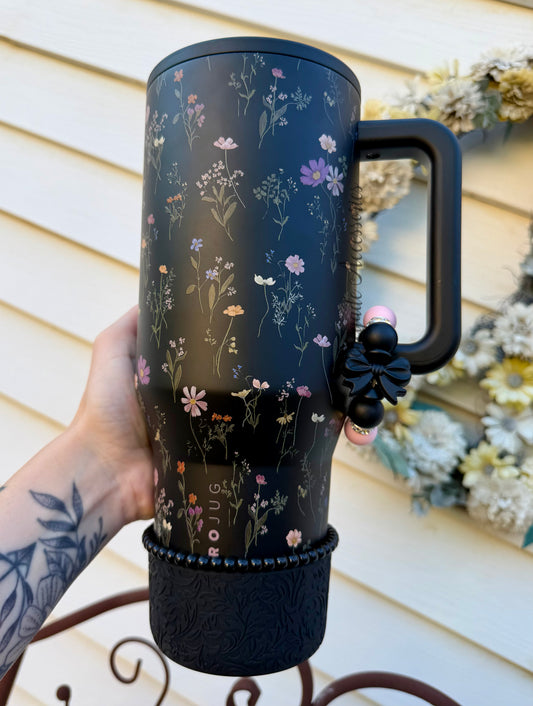 Bracelet Stack - Black/Midnight Floral 🖤40 OZ HYDROJUG🖤