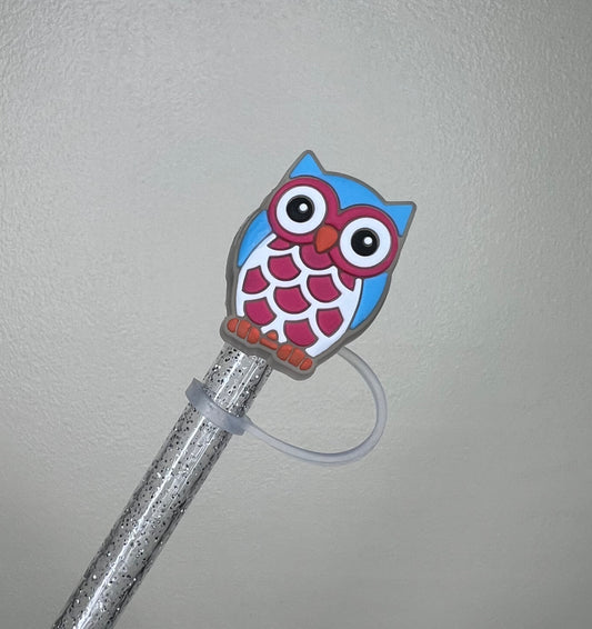 Straw Topper - LED - Owl