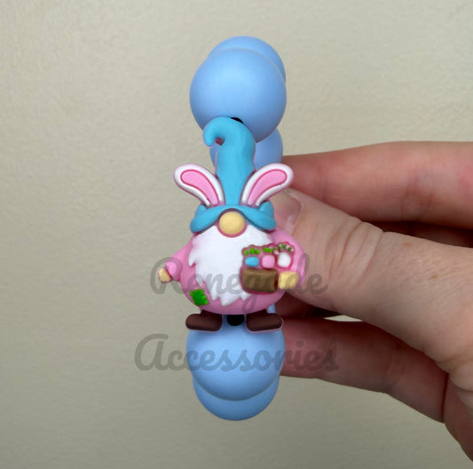 Silicone Charm - Easter Gnome