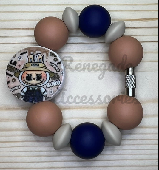 Silicone Charm - Bubu Fall Face
