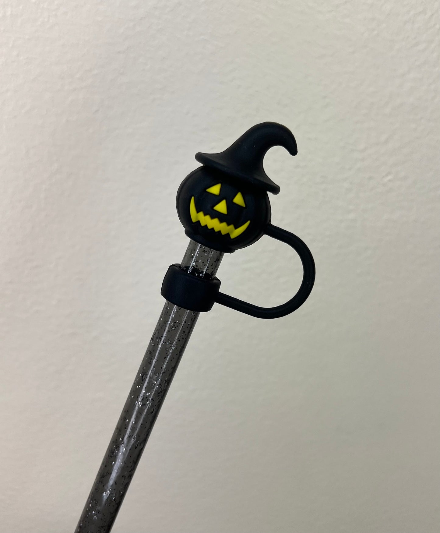 Straw Topper 3D - Pumpkin Witch