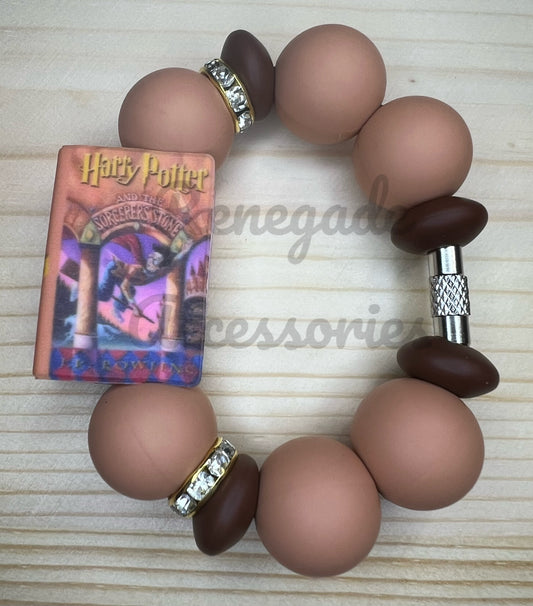 Silicone Charm - HP Book Sorcerer