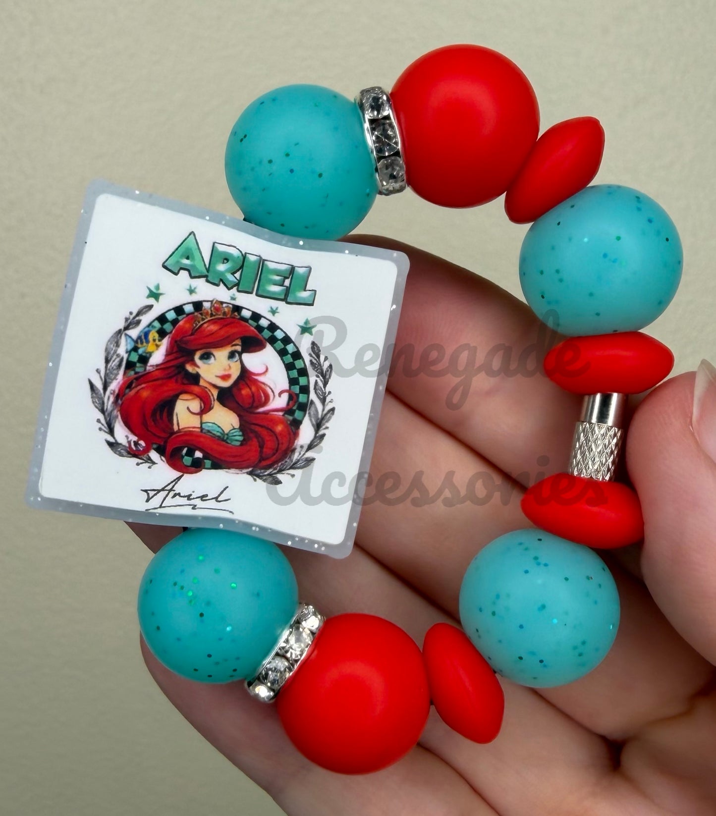Silicone Charm - Mermaid Princess