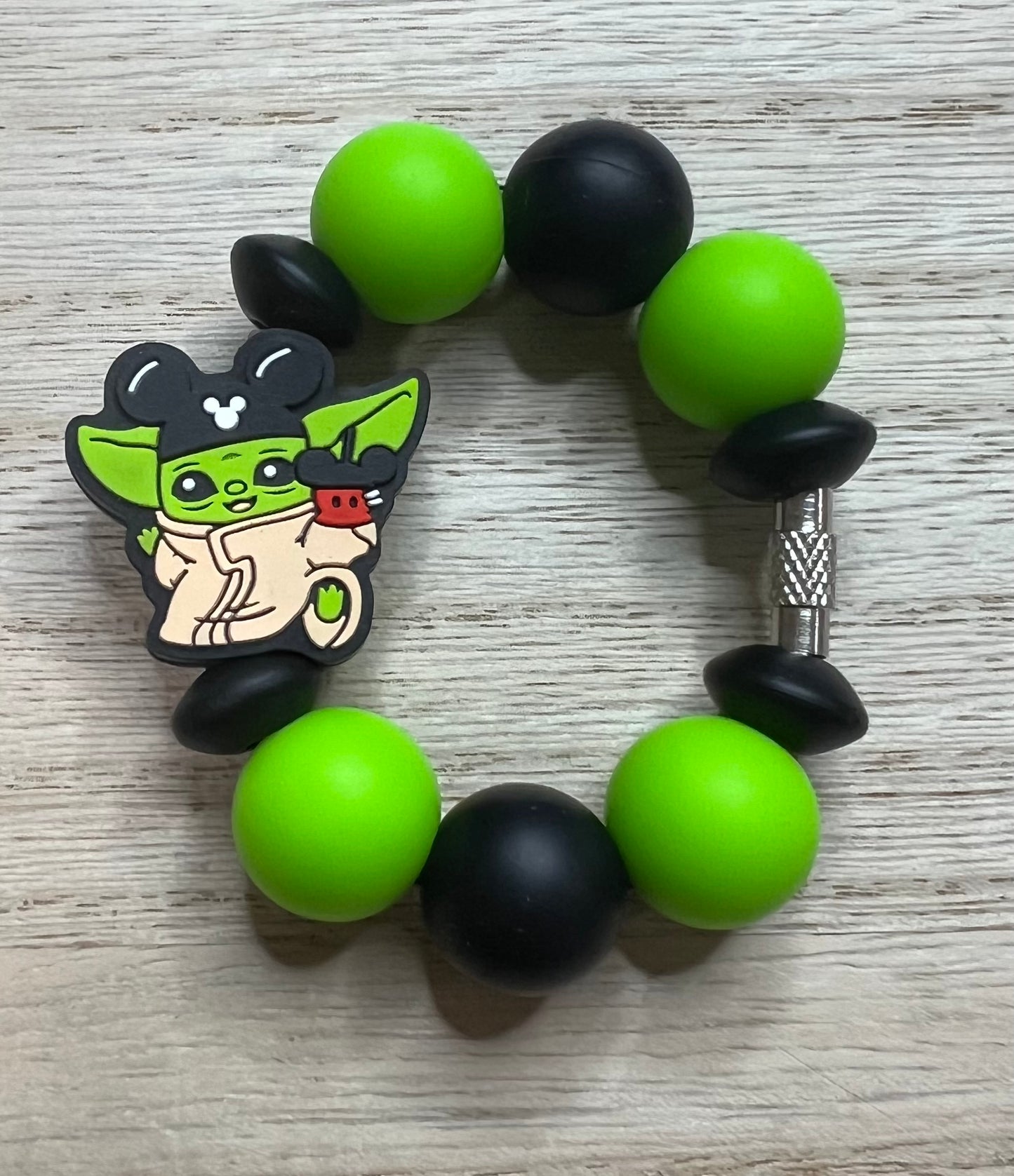 Silicone Charm - SW Green Alien Character