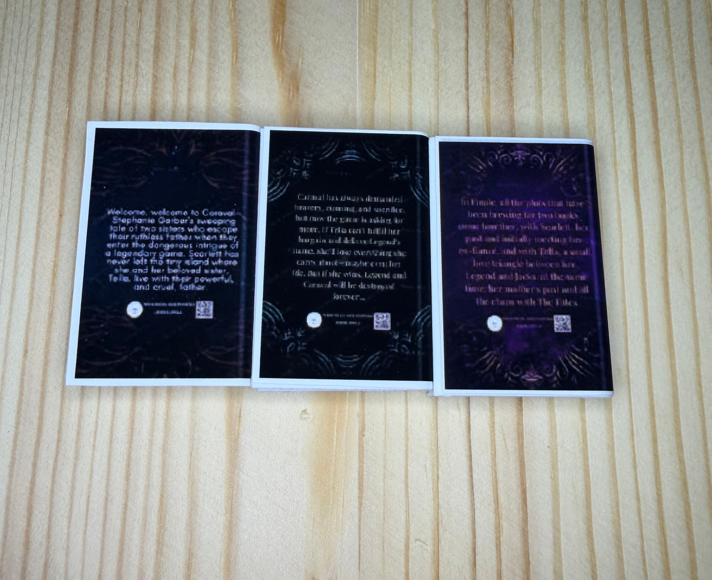 3D Printed Book Bundle - Caraval Set Of 3