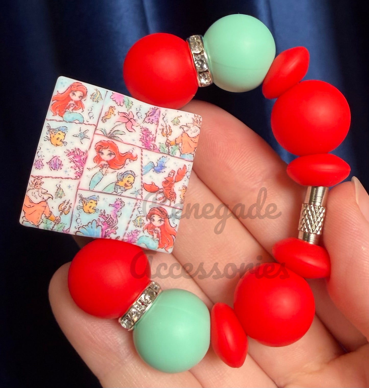Silicone Charm - Mermaid Princess