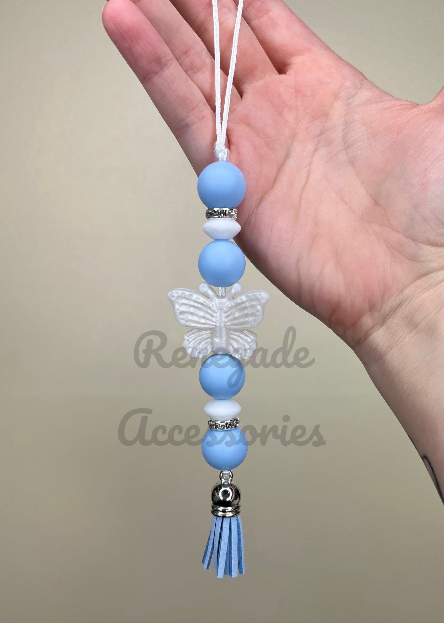 Silicone Charm - Enchanted Charms - Hydrangea Butterfly