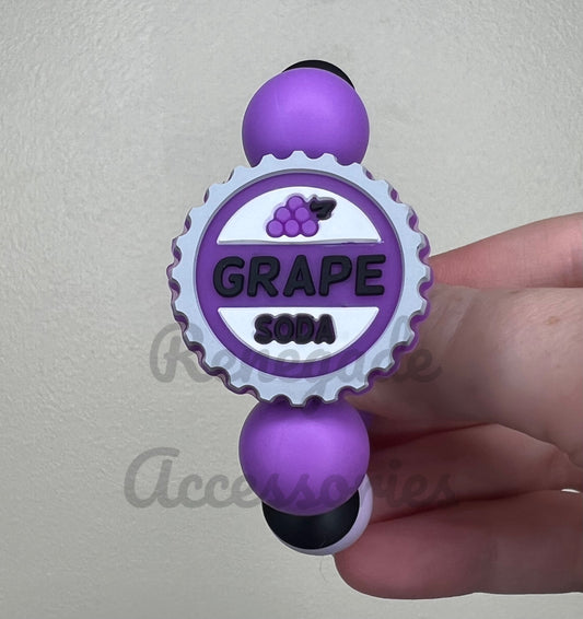 Silicone Charm - Grape Soda - Up