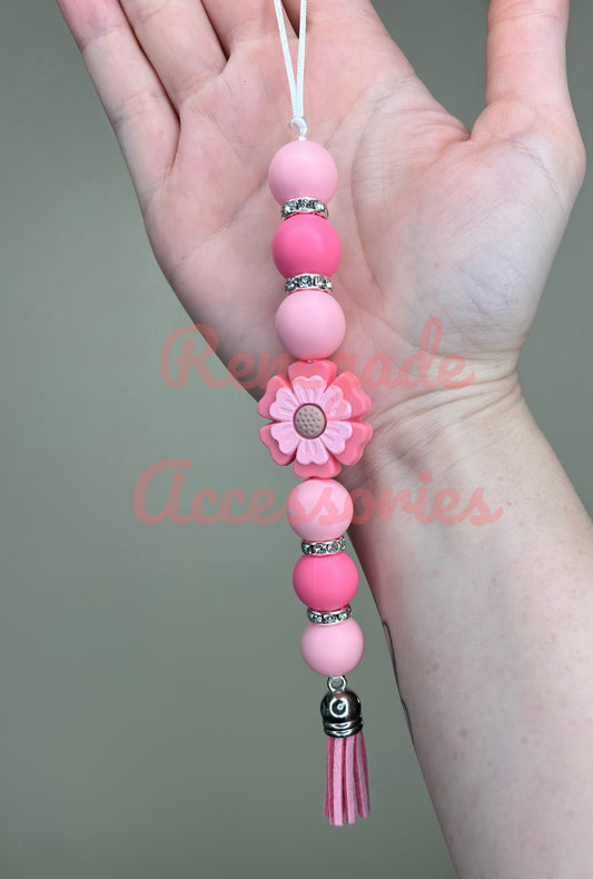 Silicone Charm - Enchanted Charms - Pink Flower
