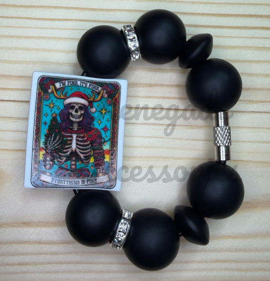 Silicone Charm - Everything Is Fine Tarot