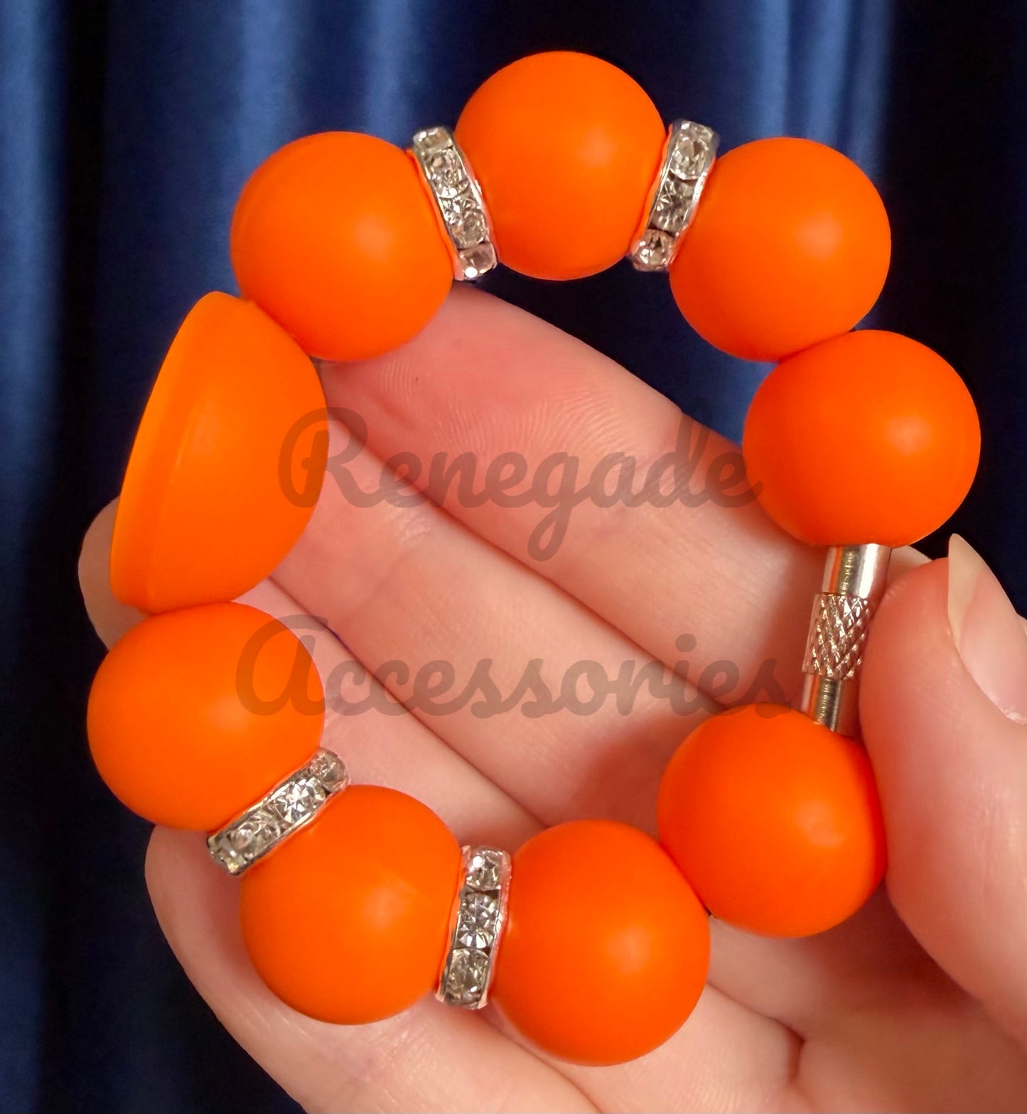 Silicone Charm - Orange Slice - Citrus