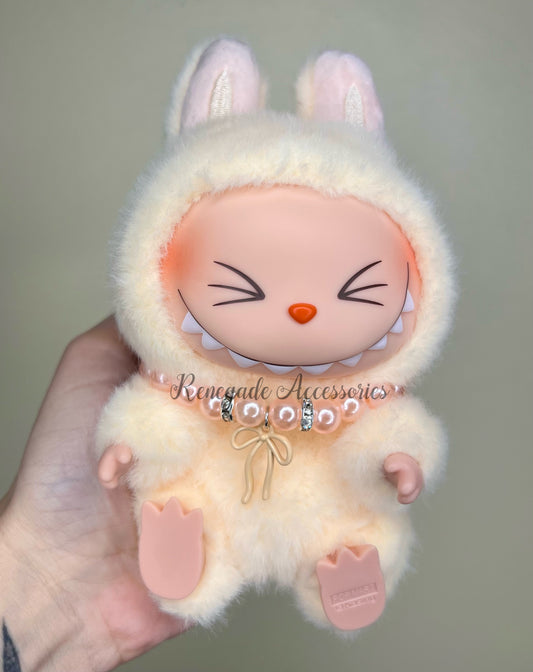 Bubu Necklace - Cream Bow/Champage