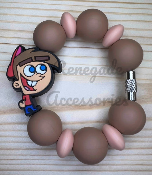 Silicone Charm - Timmy Character