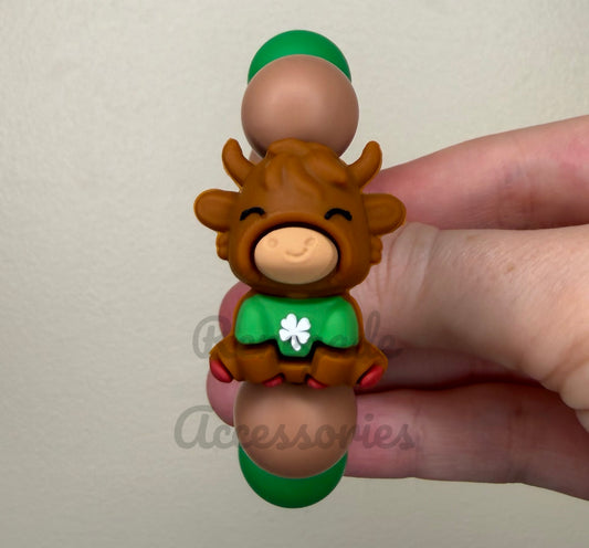 Silicone Charm - Lucky Cow