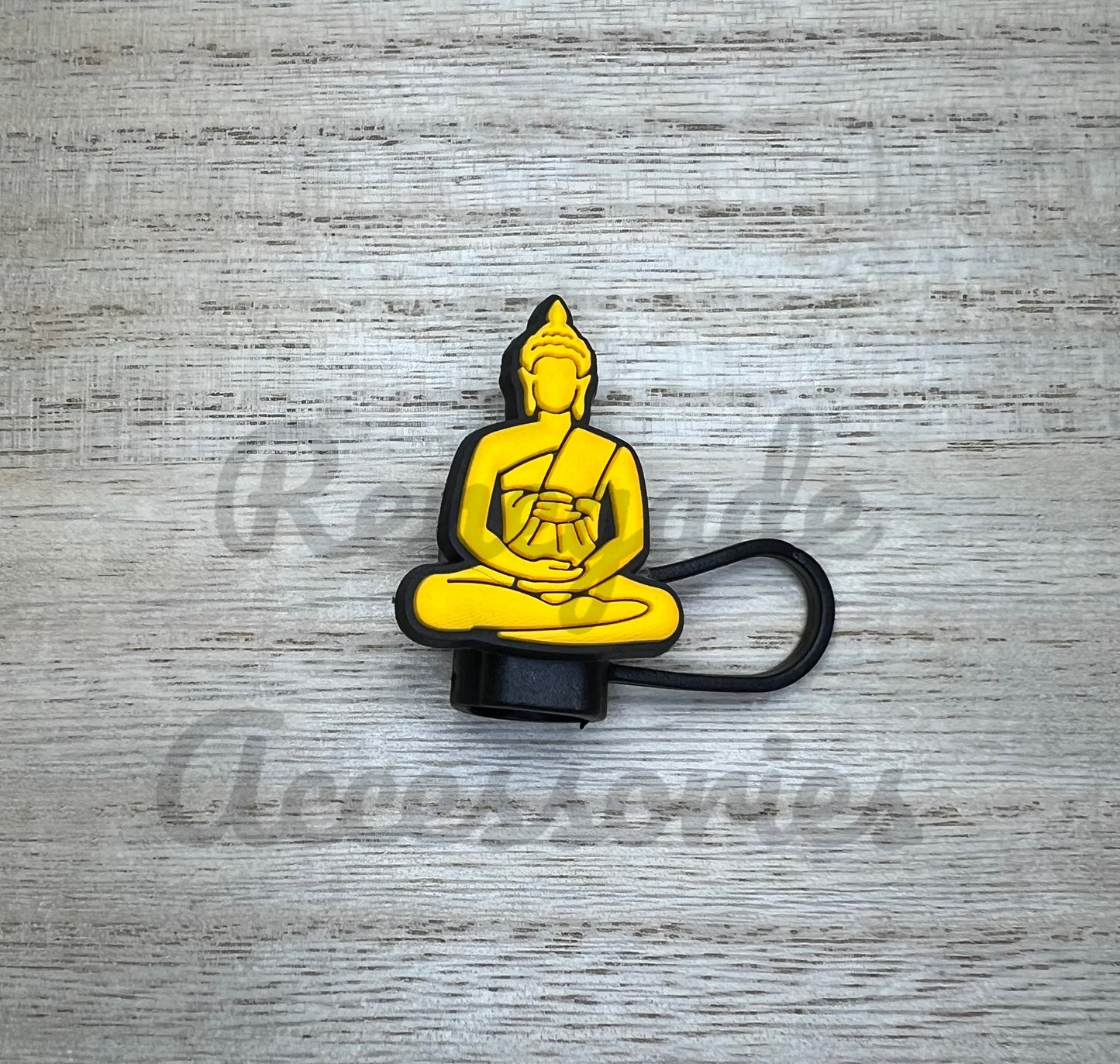 Straw Topper - Gold Buddha - Religion