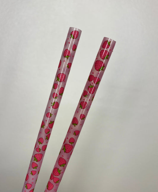 Color Changing Straw - Strawberry