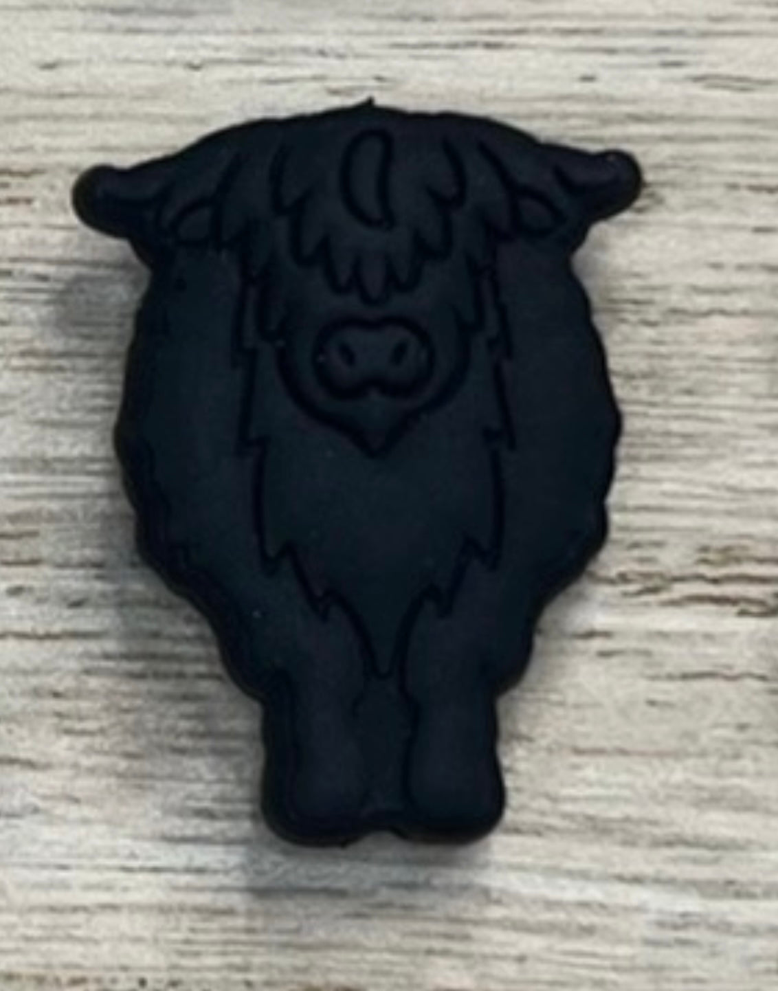Focal Bead - Black Cow