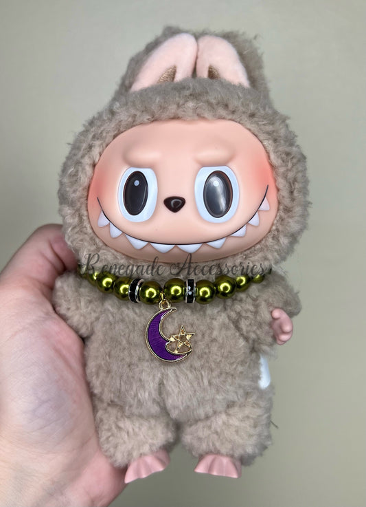 Bubu Necklace - Moon/Green