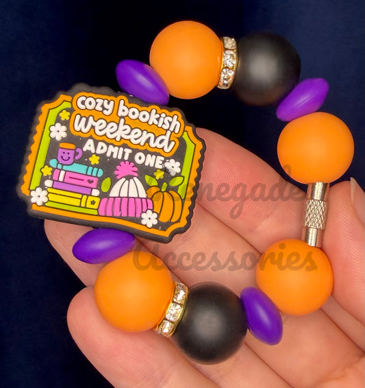 Silicone Charm - Cozy Bookish Weekend