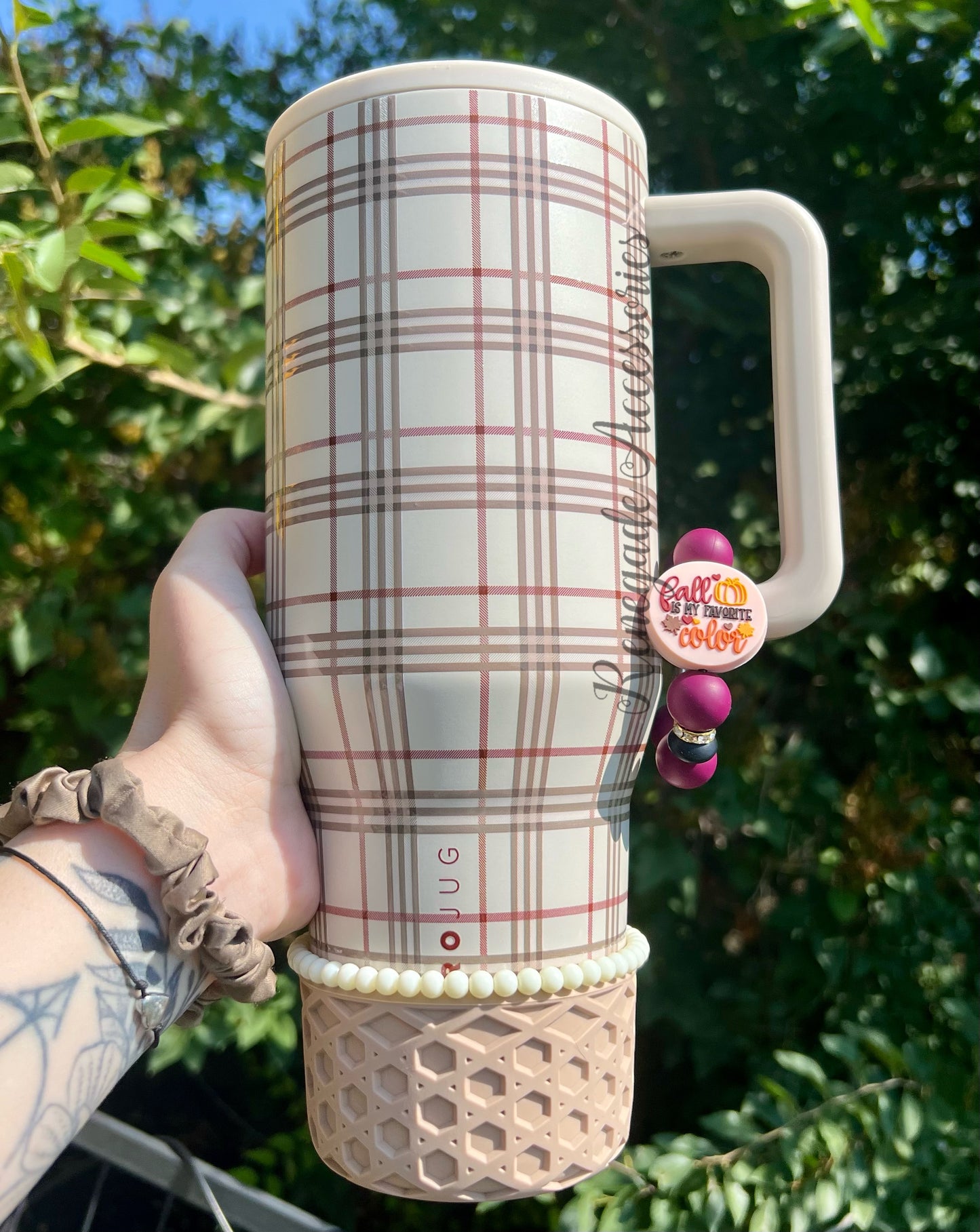Silicone Charm - Fall Is My Favorite Color - Merlot
