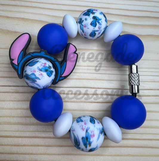 Silicone Charm - Blue Alien