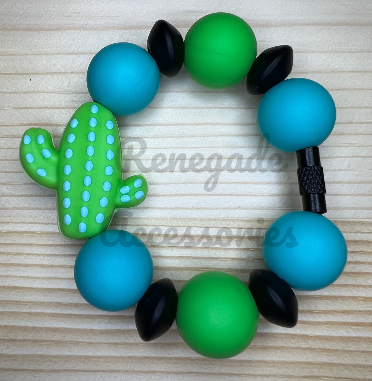 Silicone Charm - Cactus