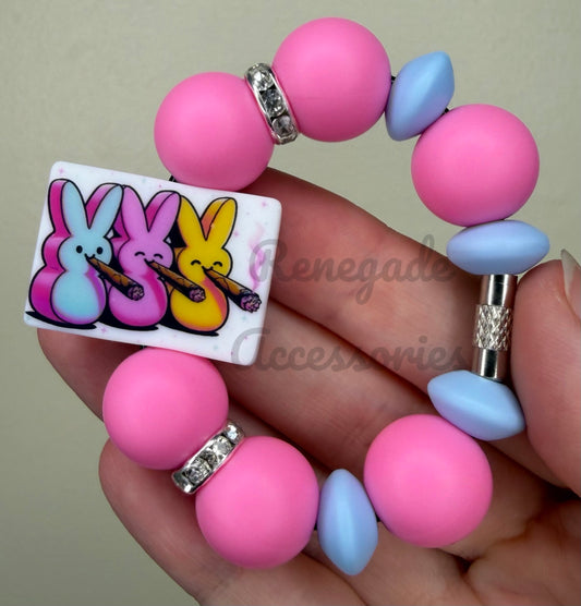 Silicone Charm - 420 Bunnies