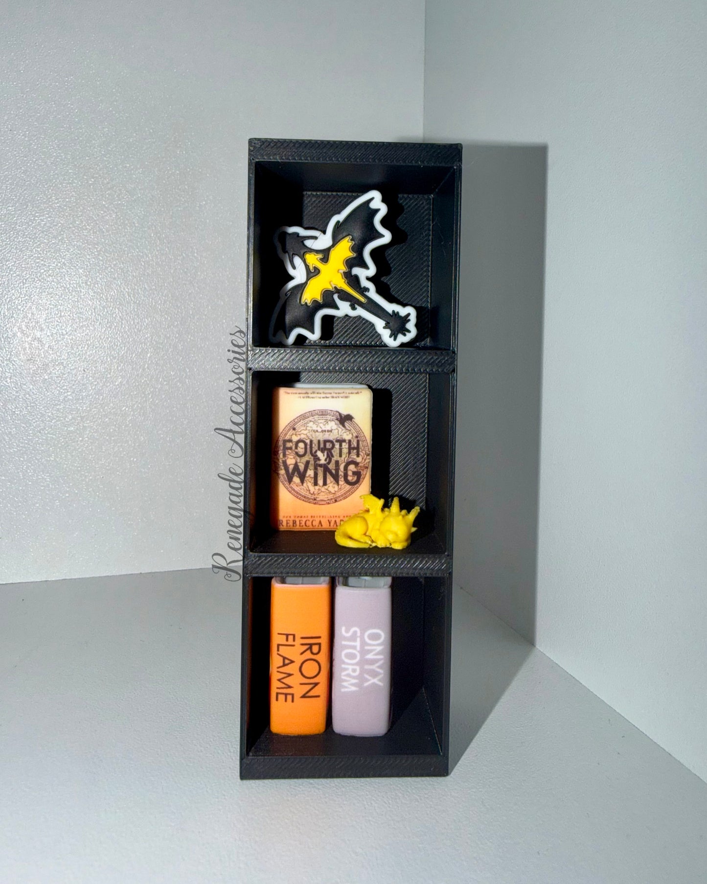 Mini Bookshelf - Predesigned! Fourth Wing (Includes Everything Pictured)