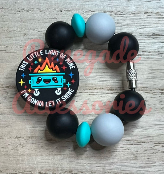 Silicone Charm - This Little Light Of Mine Im Gonna Let It Shine - Dumpster Fire