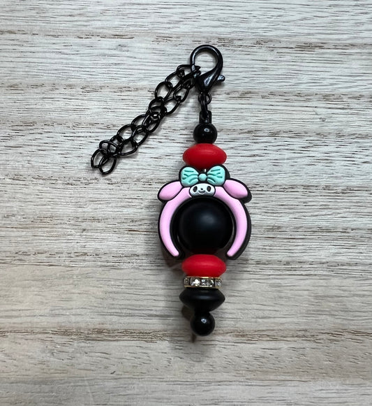 Silicone Charm - HK Melody - Handle Or Straw Charm - Keychain