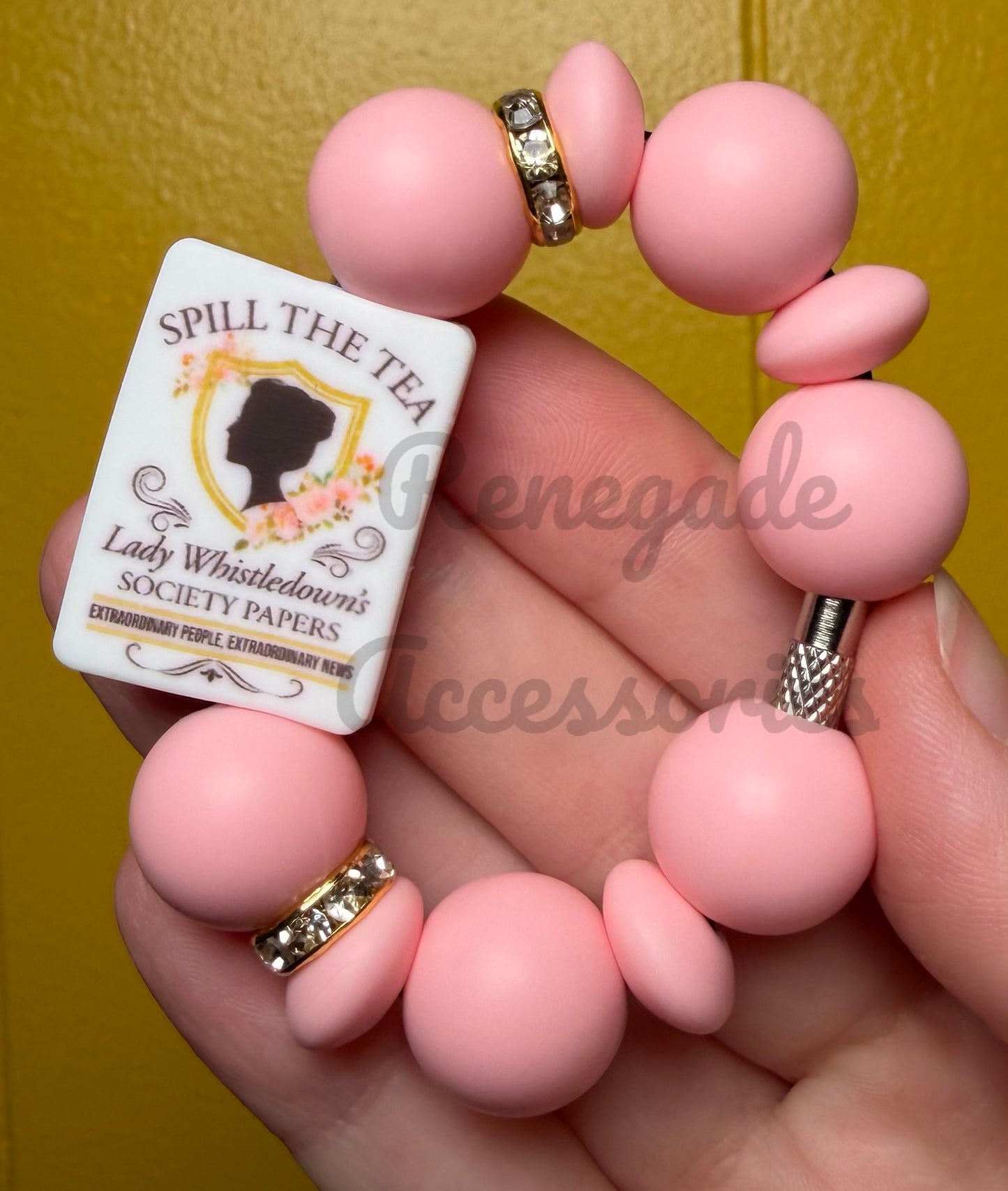 Silicone Charm - Spill The Tea Bridgerton