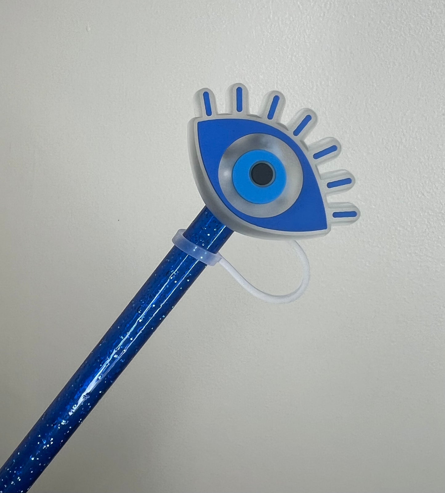 Straw Topper - LED - Evil Eye