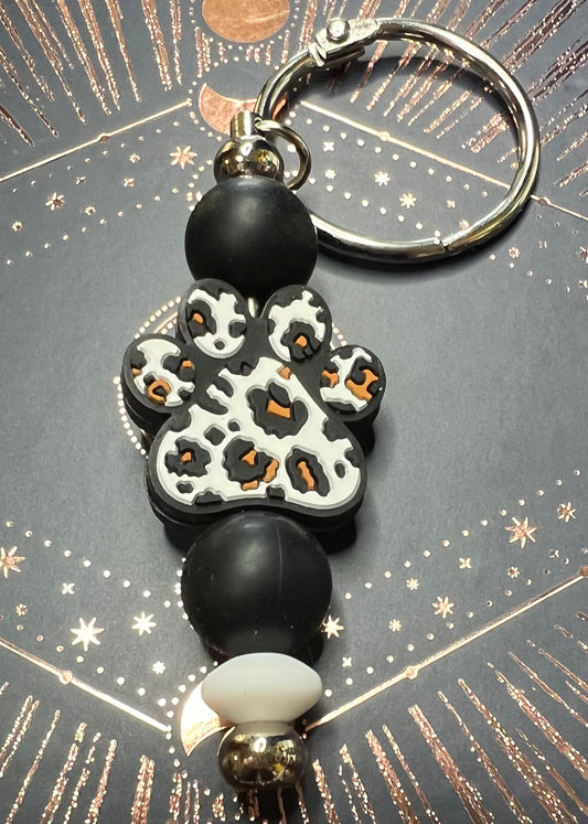 Silicone Charm / Keychain - Dog Paw