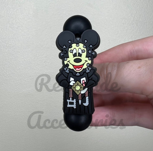 Silicone Charm - Mouse Ears Pinhead