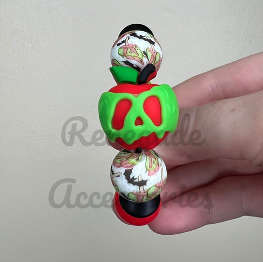 Silicone Charm - Poison Apple - Villain