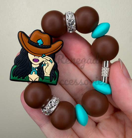 Silicone Charm - Cowgirl