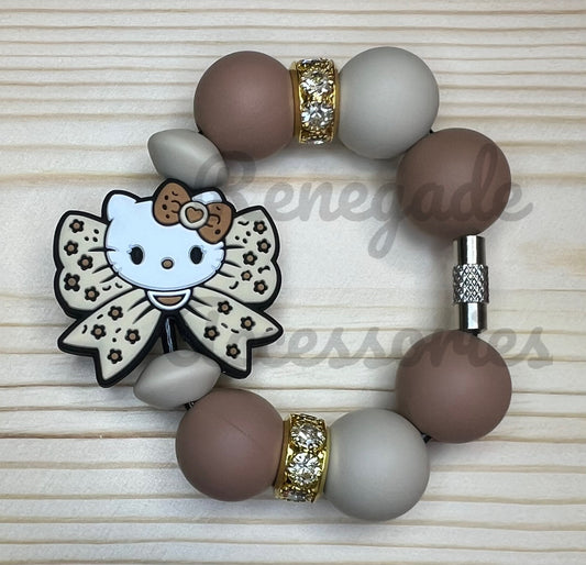 Silicone Charm - HK Bow