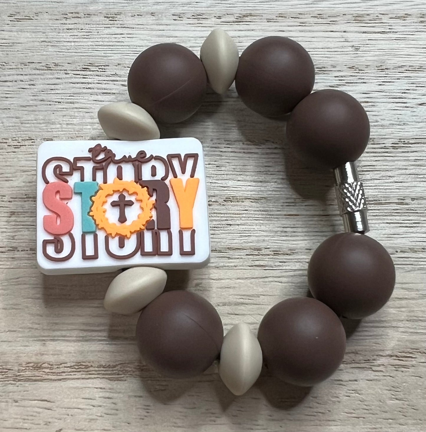 Silicone Charm - True Story - Religion