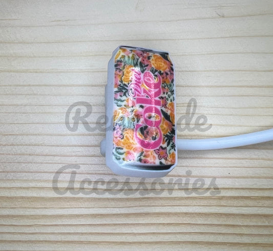 Straw Topper - Diet Cola Flowers