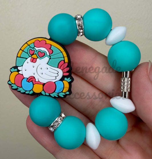 Silicone Charm - Bougie Hen