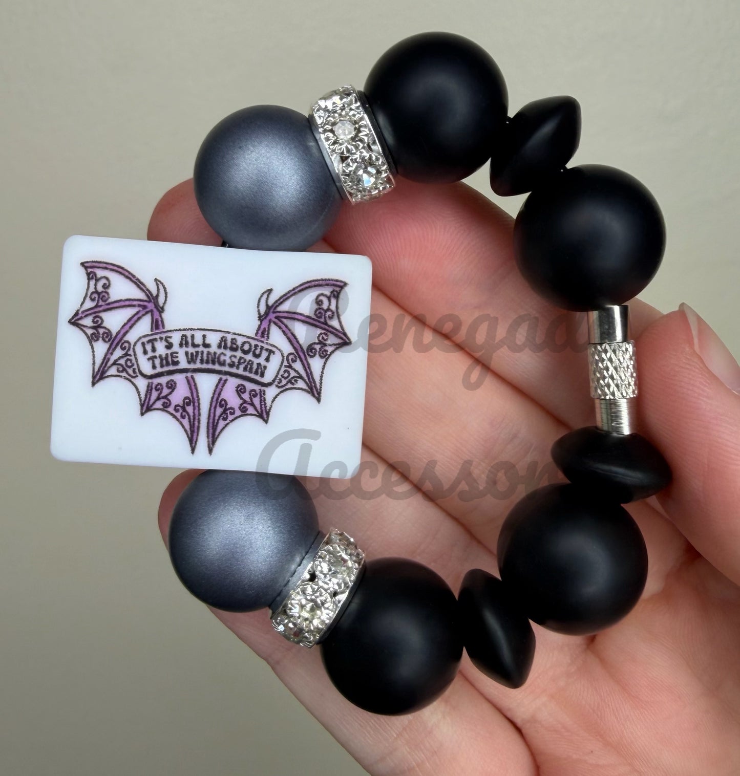 Silicone Charm - ACOTAR Wingspan - Books